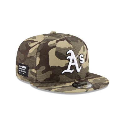 Oakland Athletics Gorra | New Era MLB Armed Forces Weekend 9fifty Snapback Cap Mexico - Verdes